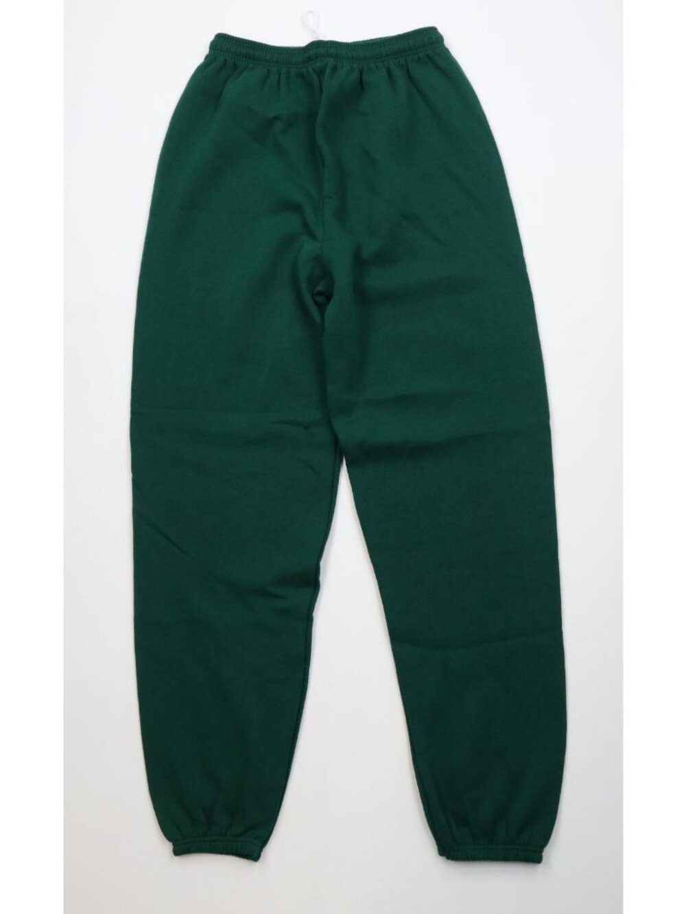 Vintage 90s Streetwear Mens Large Blank Cuffed Sweatpants Joggers Pants Green